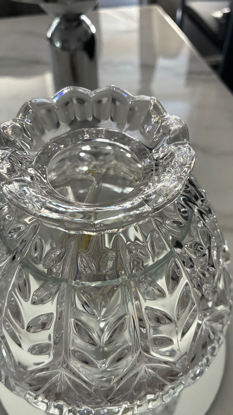 Glass Fairy Lamp with Mirrored Base - photo 3