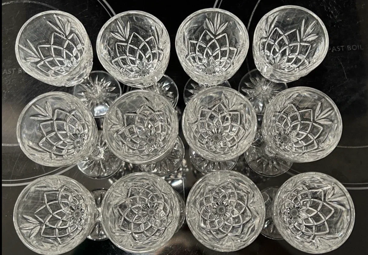 Bohemia Cut Crystal Liqueur Glasses – Set of 12 (or set of 6) - photo 2
