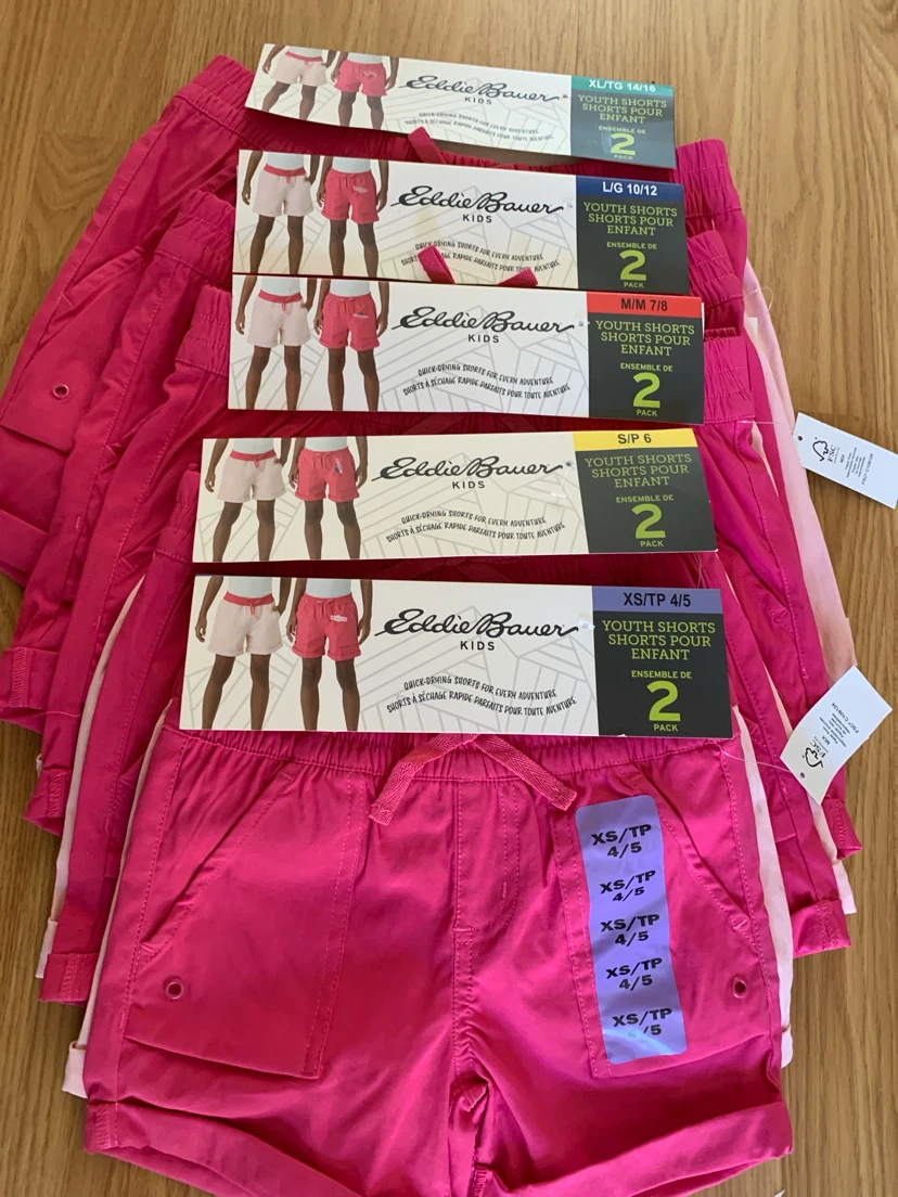 Eddie Bauer Kids Youth Shorts (2 Pack)