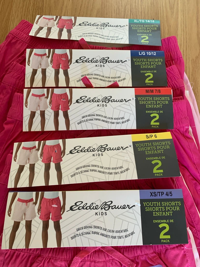 Eddie Bauer Kids Youth Shorts (2 Pack) - photo 2