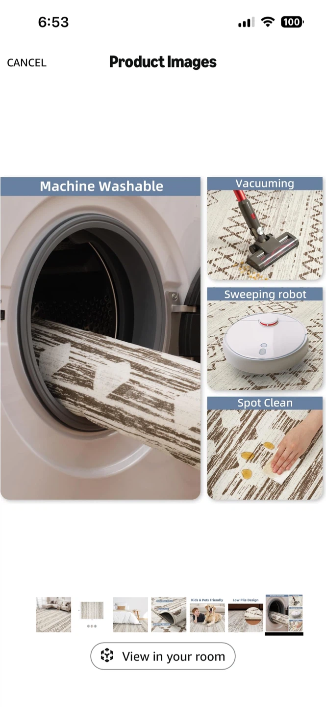 Machine Washable Area Rug - photo 4