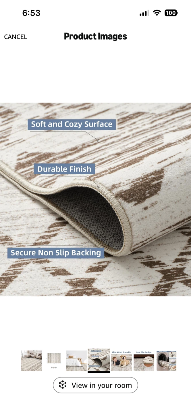 Machine Washable Area Rug - photo 5