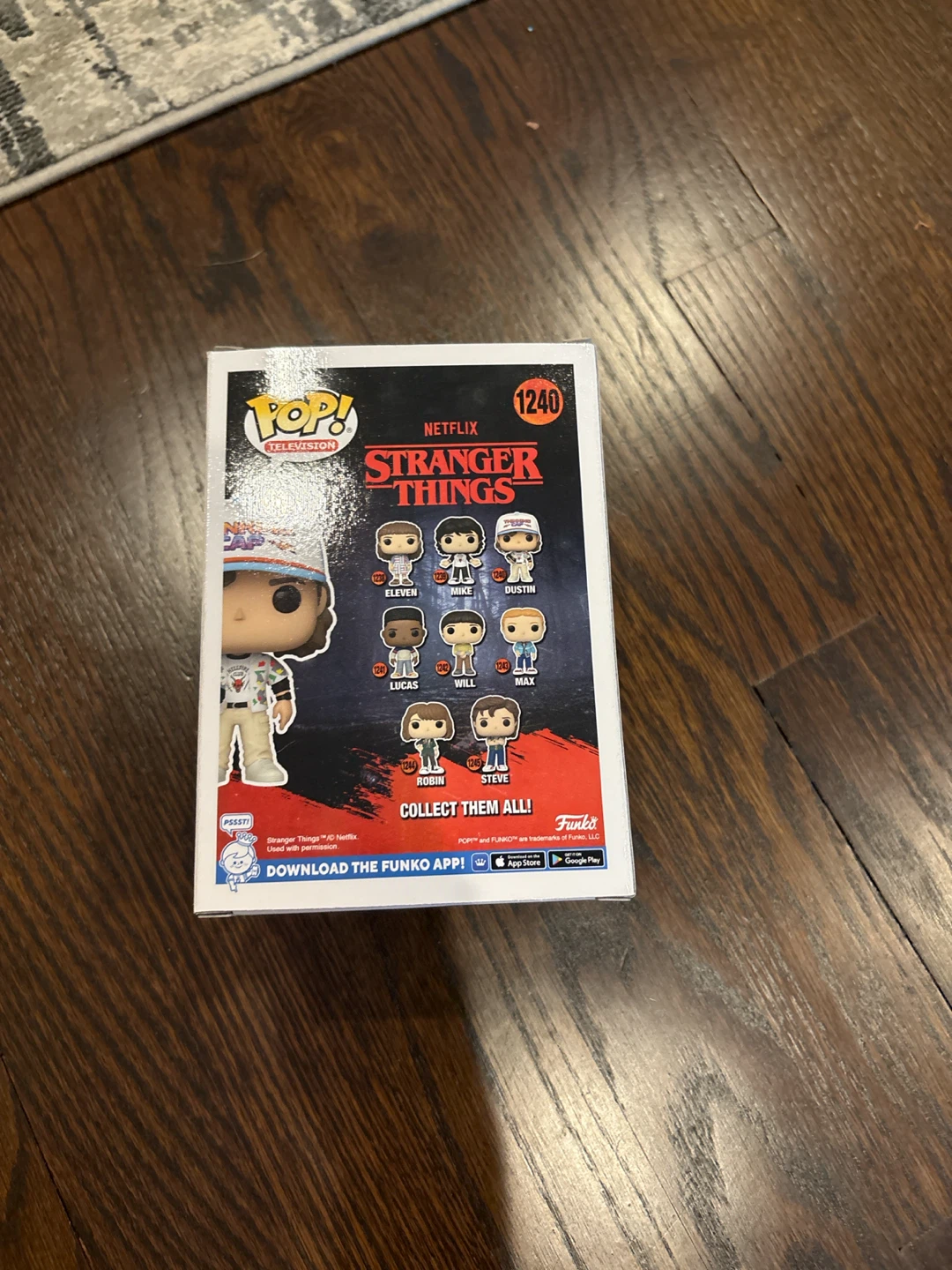 Funko Pop! Stranger Things Dustin #1240 Vinyl Figure - photo 2