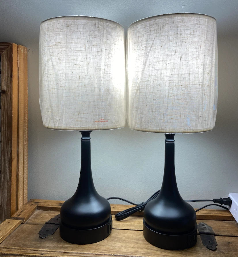 New Touch Control Table Lamps with USB Ports