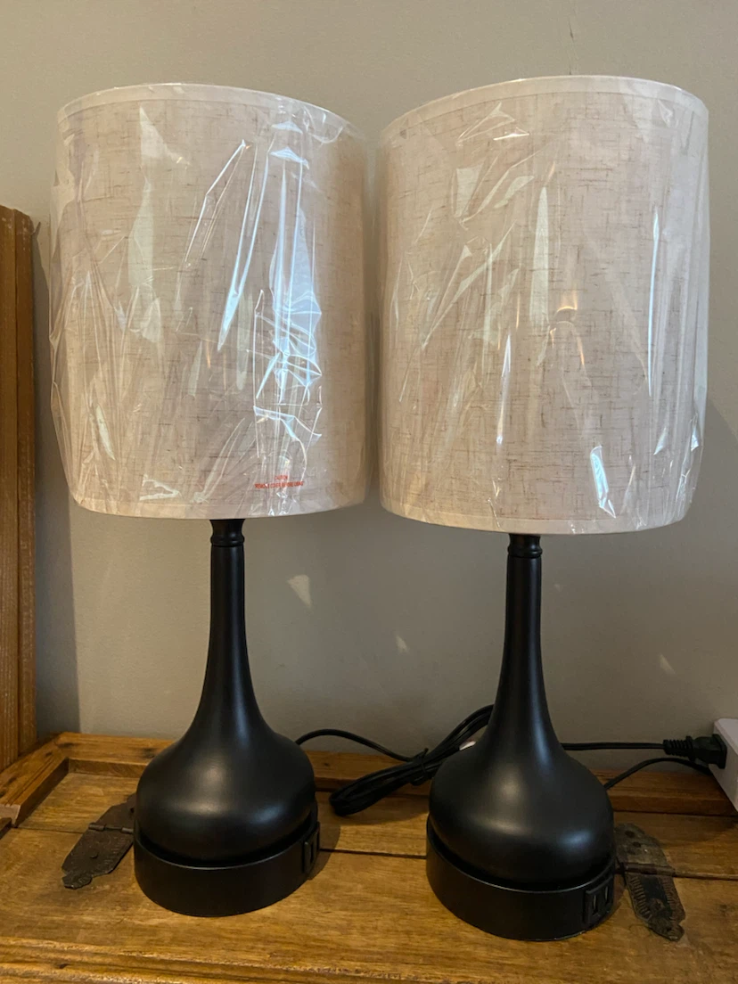 New Touch Control Table Lamps with USB Ports - photo 2