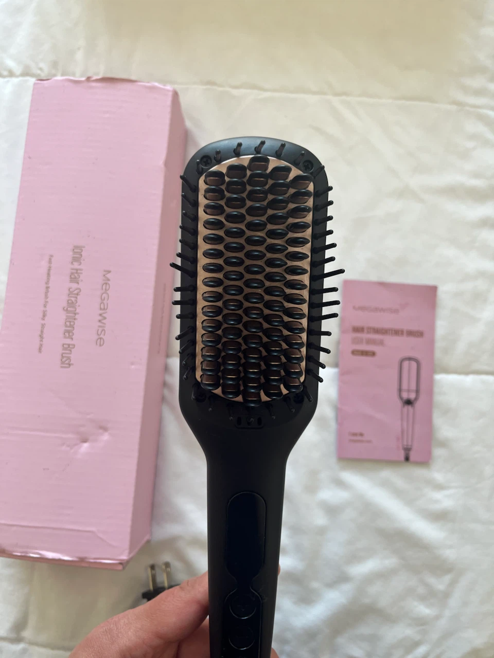 MegaWise Ionic Hair Straightener Brush
