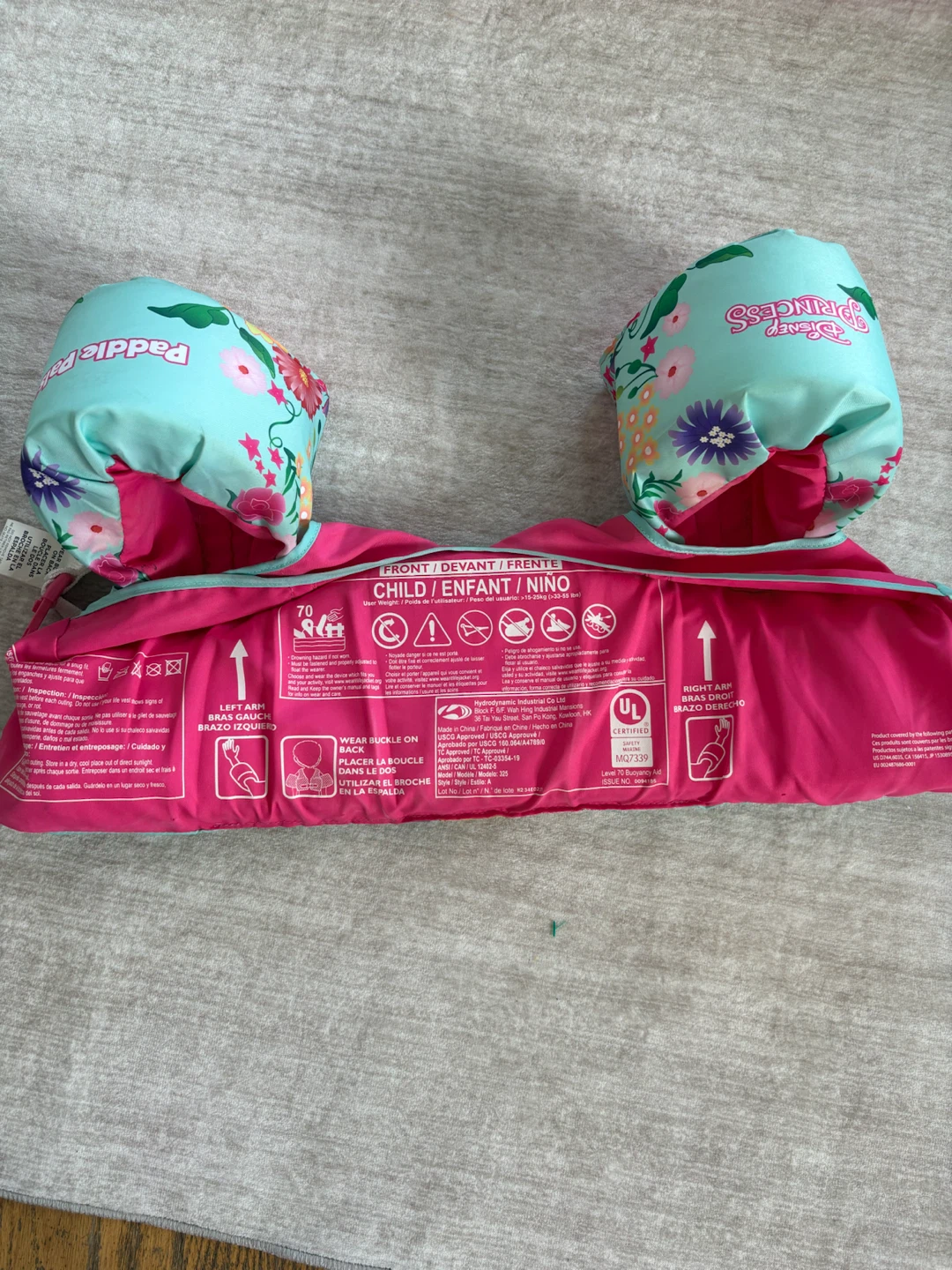 Puddle Jumpers- Life Vests  33-55 lbs- Princess Theme - photo 3