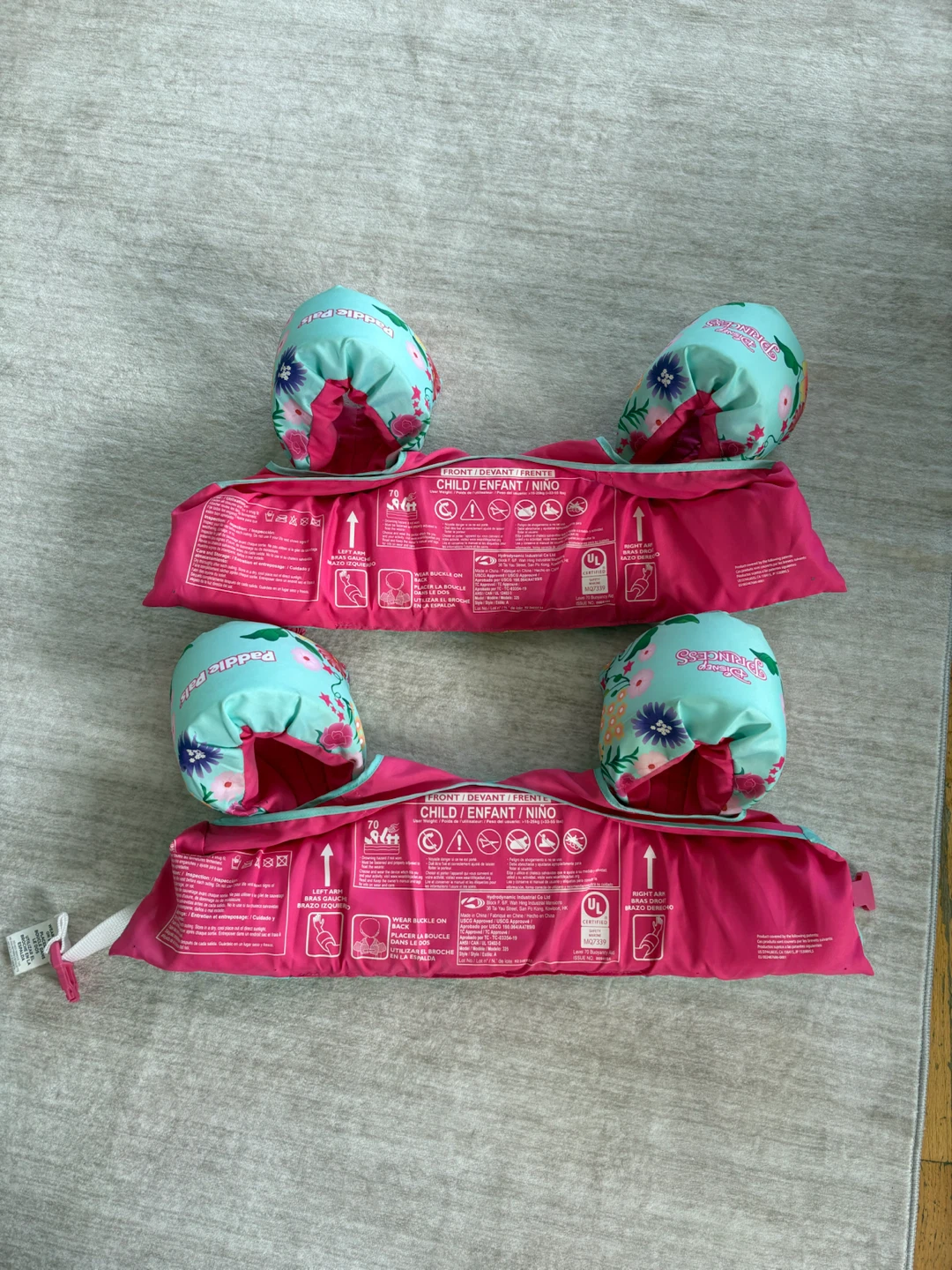 Puddle Jumpers- Life Vests  33-55 lbs- Princess Theme - photo 4