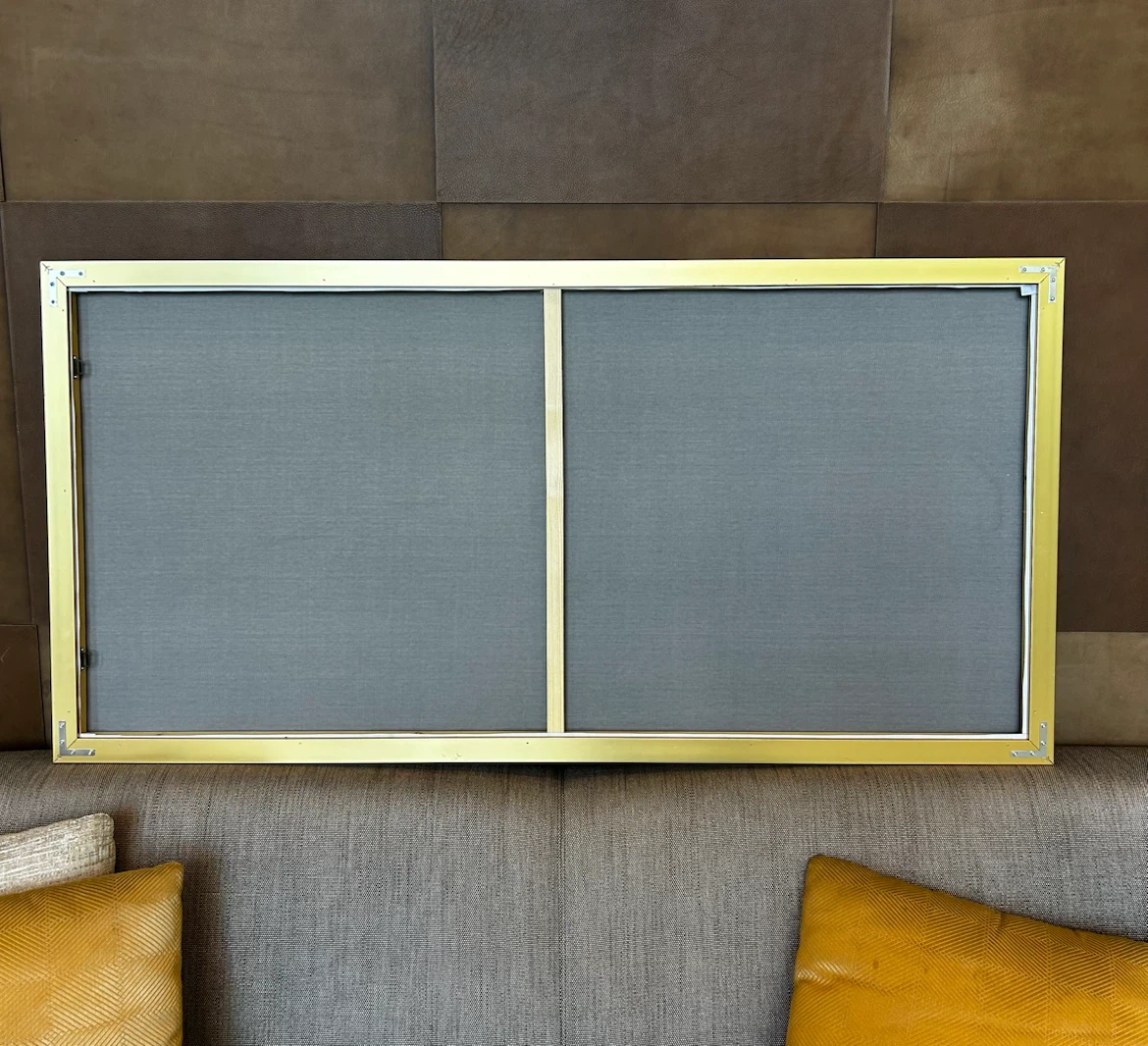 MOVING SALE Abstract Gold and Gray Textured Wall Art - photo 4