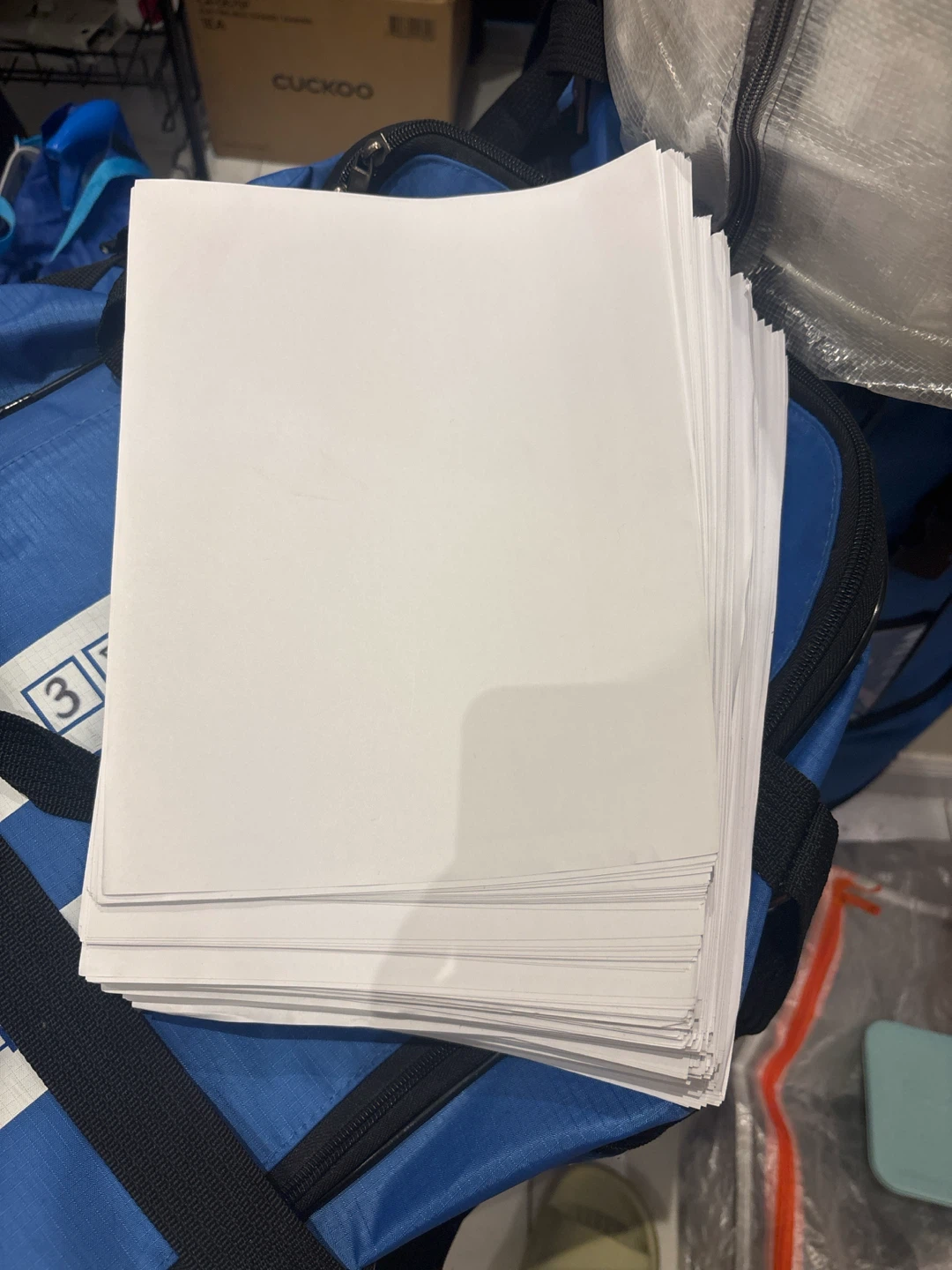 Stack of White Paper