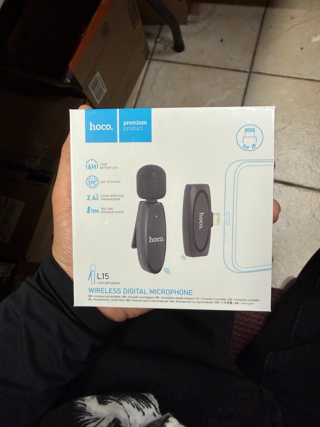 Wireless Microphone for iPhone 6 to iPhone 14 Series
