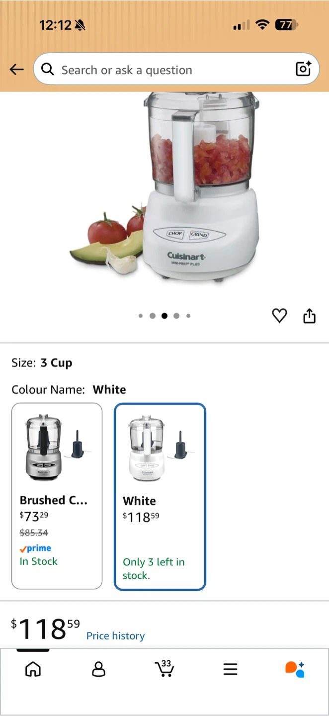 Cuisinart Mini-Prep Plus Food Processor - White, 3 Cup - photo 2