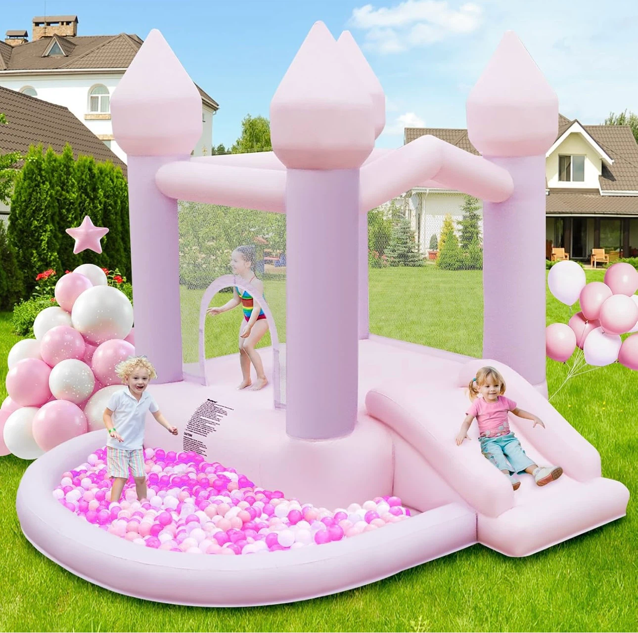 Inflatable Castle Bounce House with Slide