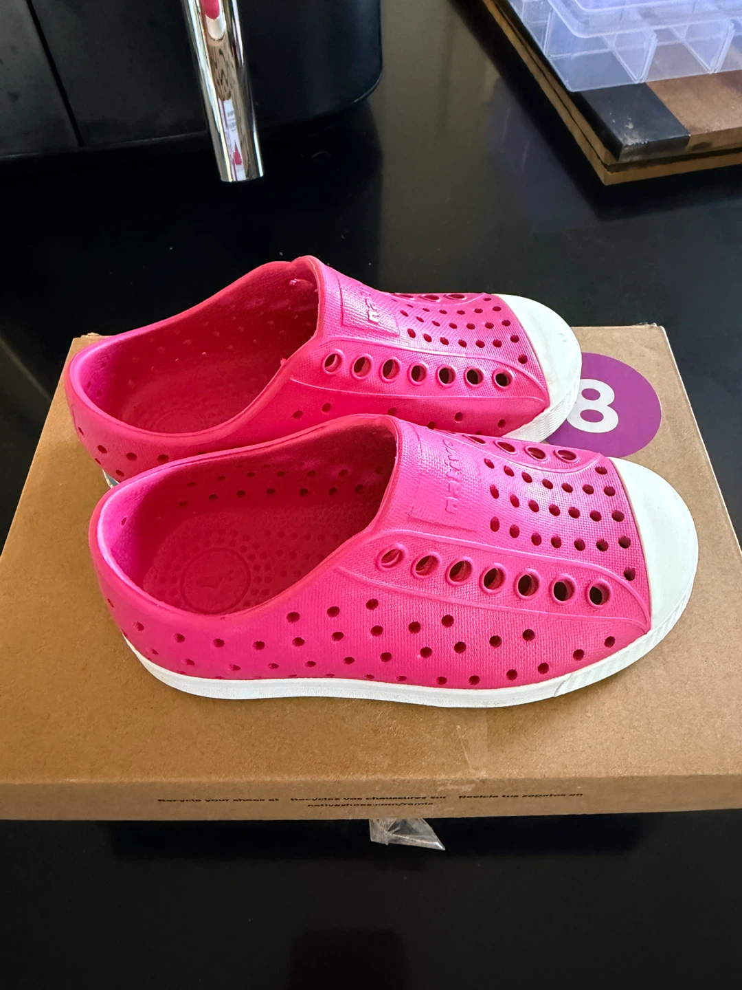 Native Shoes - Pink Water Shoes Size 8