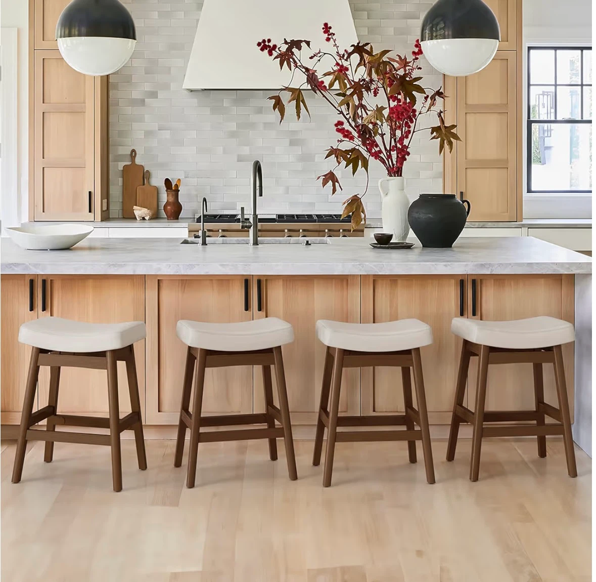 24" Counter Height Barstools - Set of 3 - photo 4