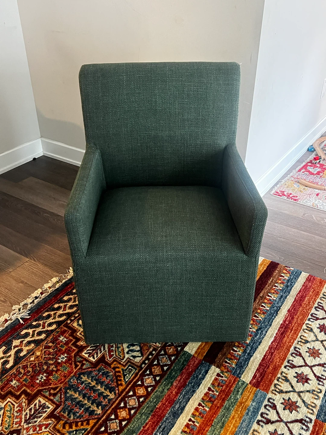 Dark Green Accent Chair