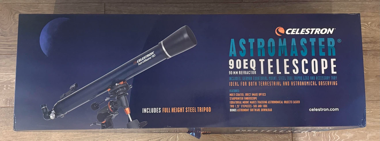 Celestron Astromaster 90 EQ Telescope - photo 2