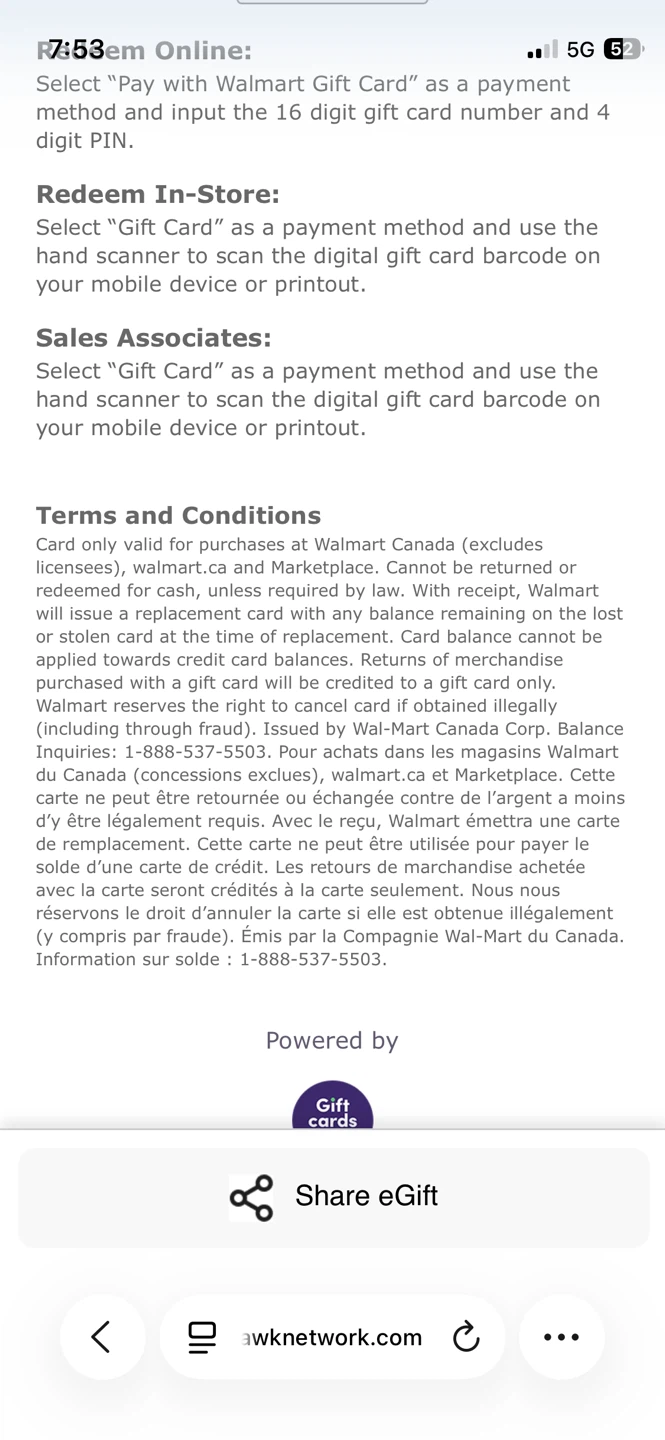 $10 Walmart eGift Card - photo 2