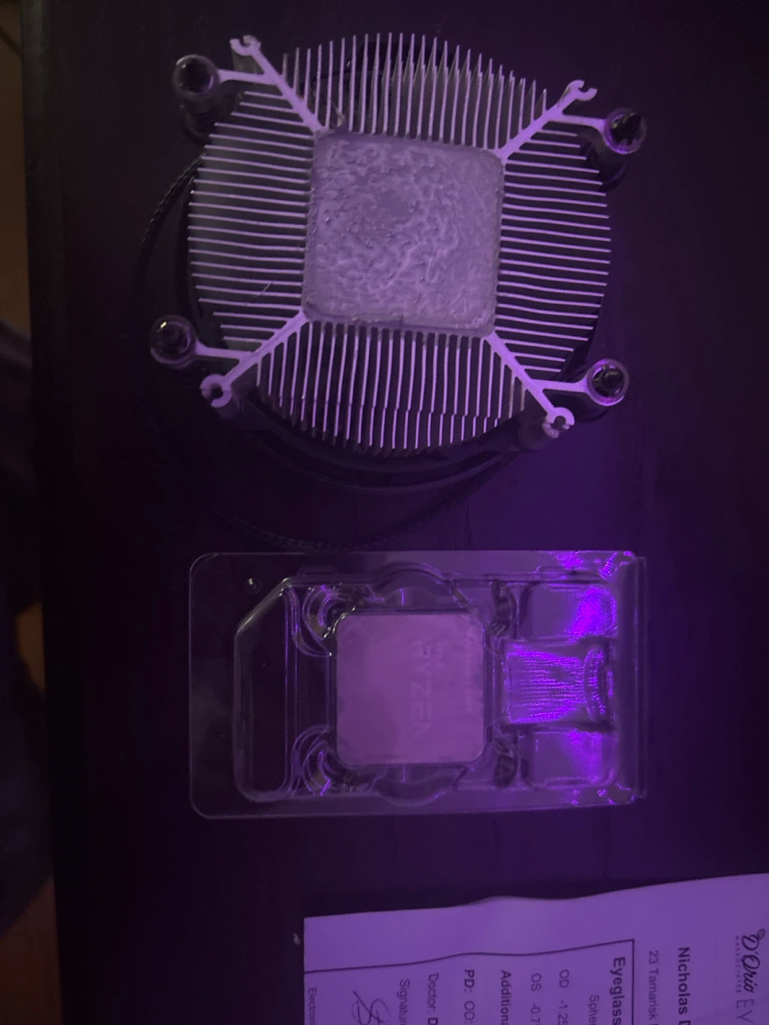AMD Ryzen 3500x with Stock Cooler