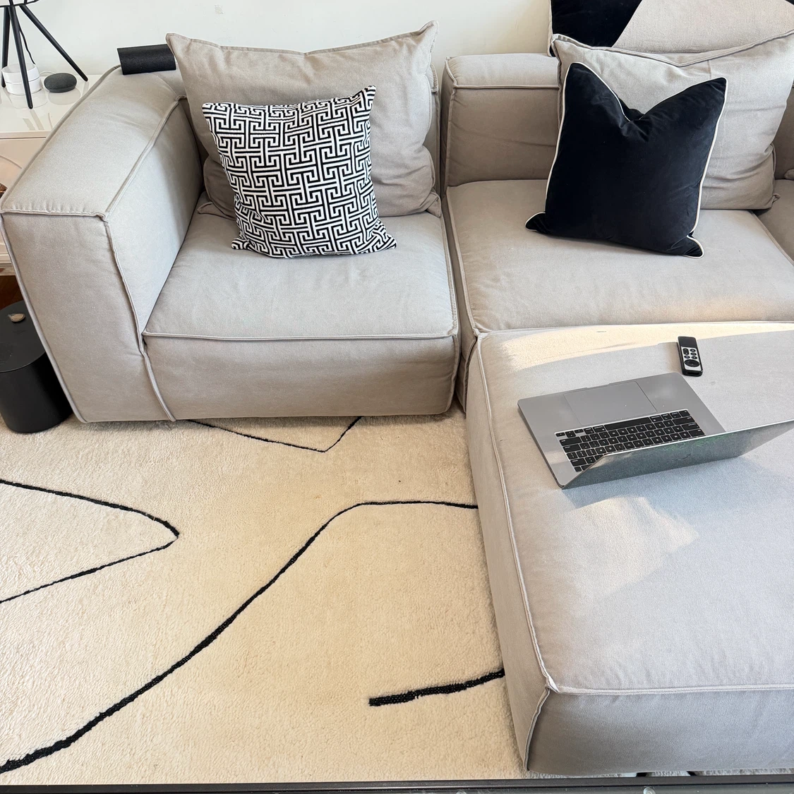 Arhaus Coburn Five Piece Sectional - Capricorn Grey - photo 3
