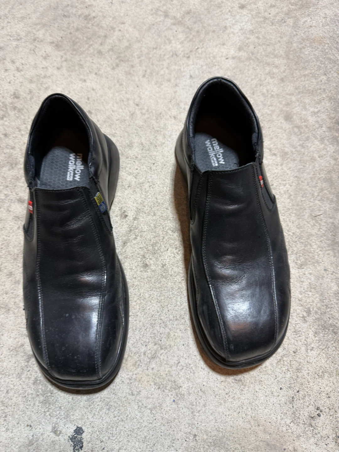 Mellow Walk Patrick Black safety Shoes