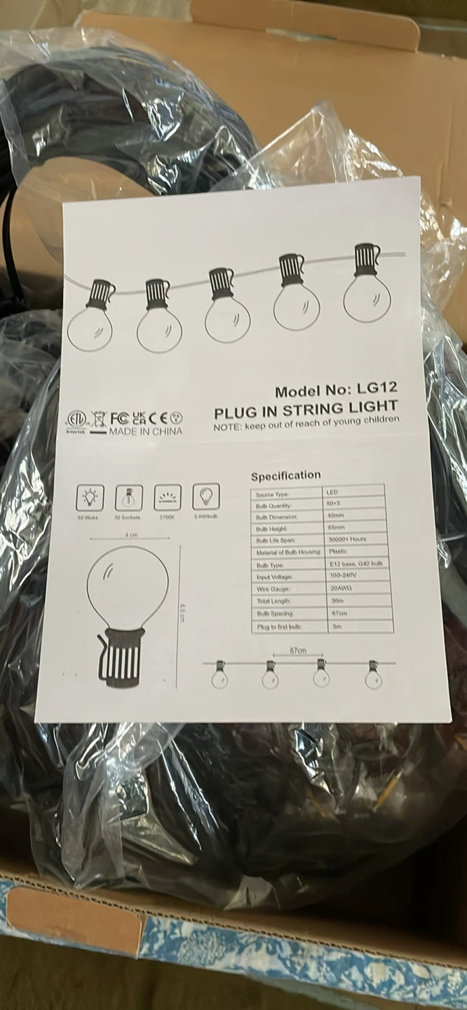 Indoor/Outdoor String Lights