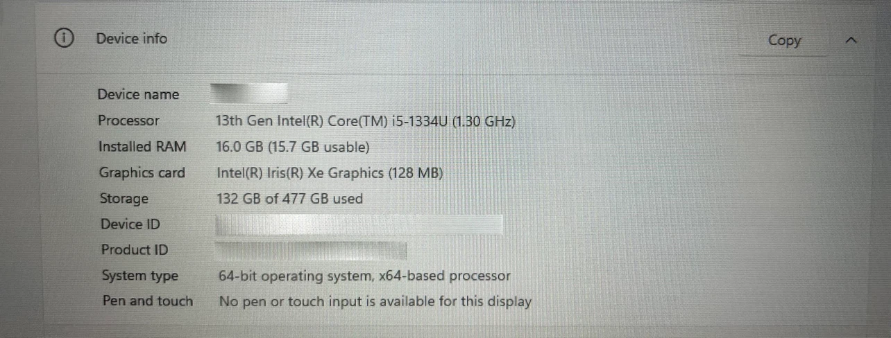HP Laptop -17 inches 13th Gen Intel Core i5, 16GB RAM, 512GB SSD - photo 4