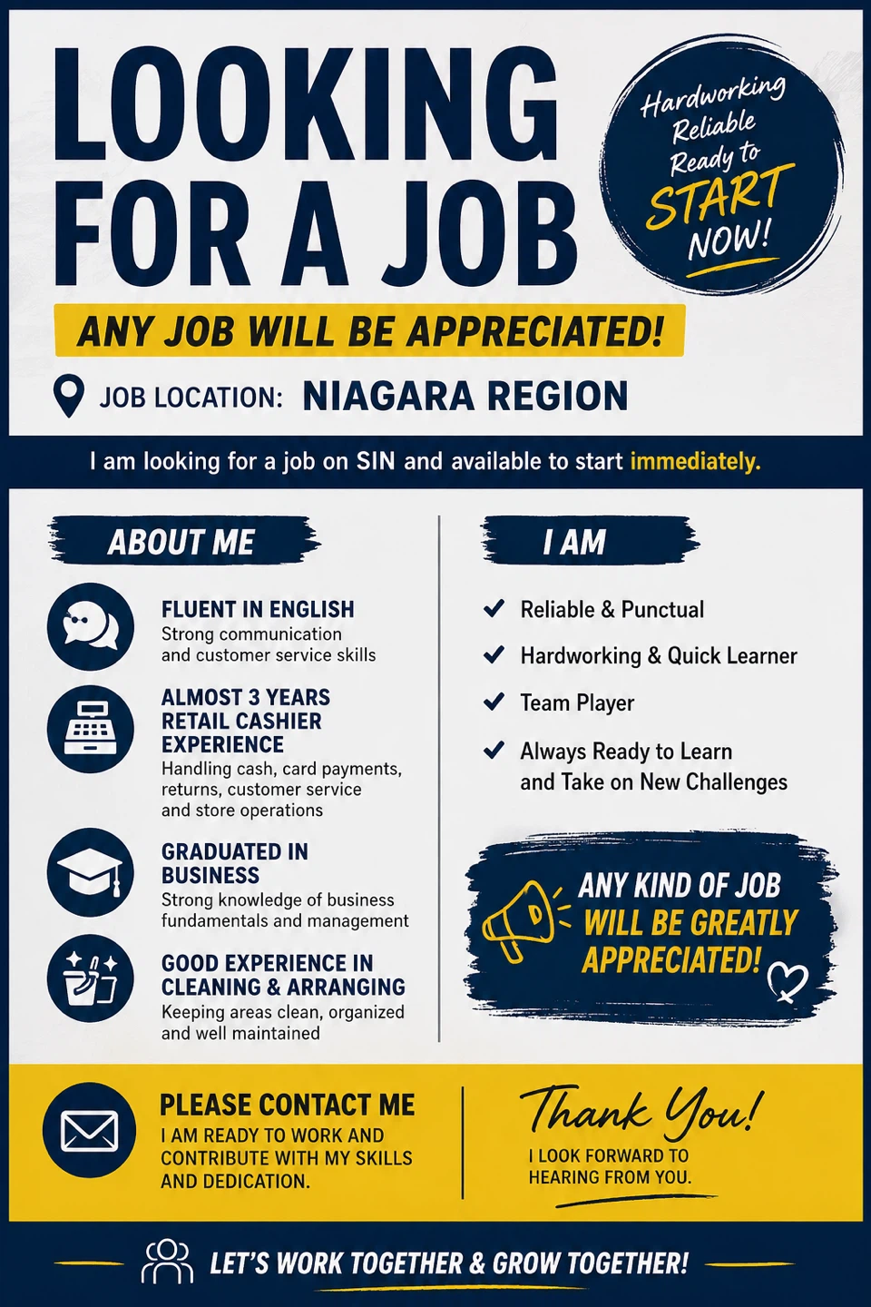 Looking For a Job in Niagara Region