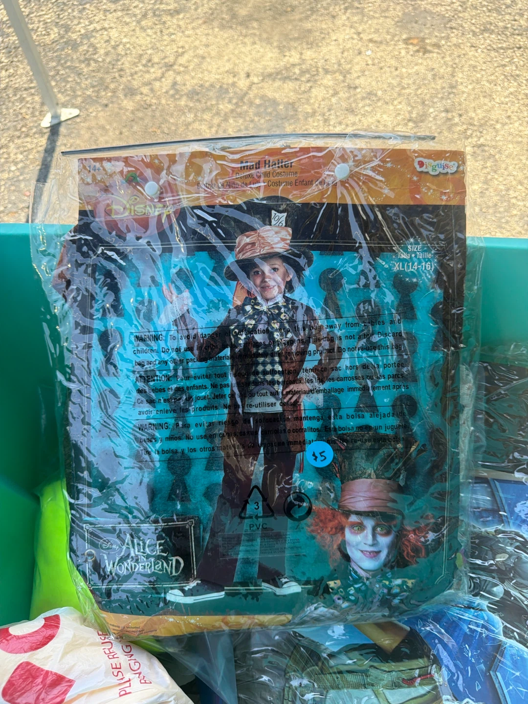Disney Mad Hatter Child Costume XL(14-16)
