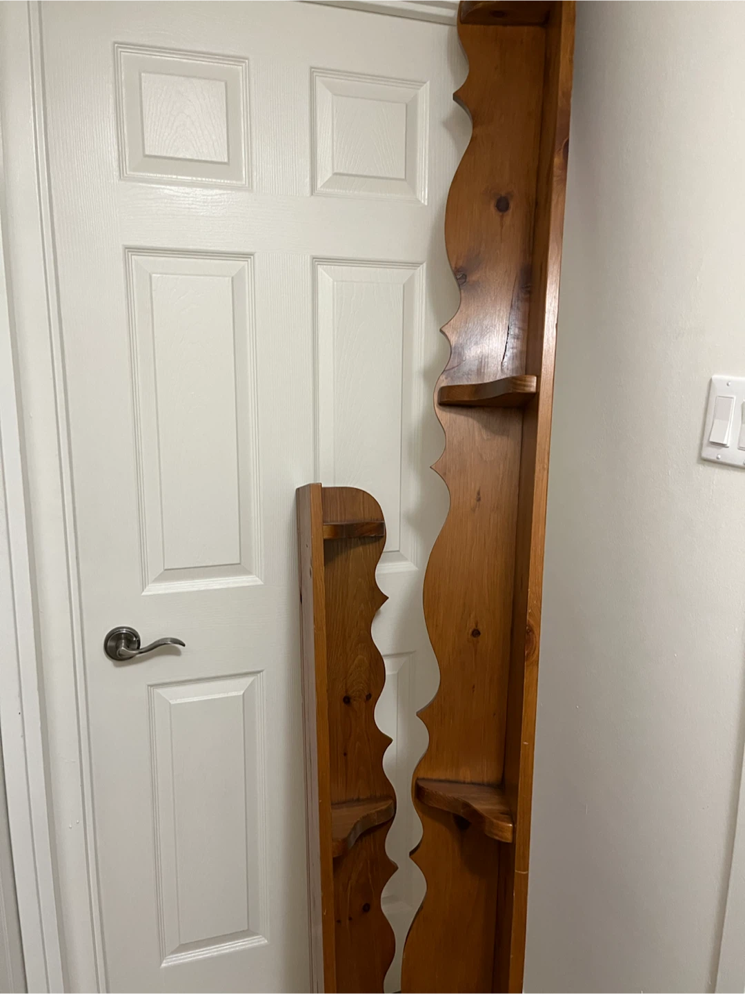 2 Heavy solid pine shelves