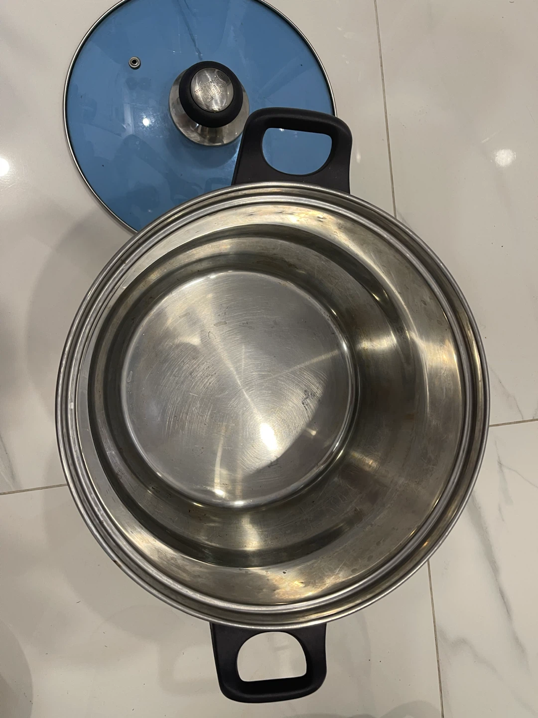 Stainless Steel Stock Pot with Lid - photo 2