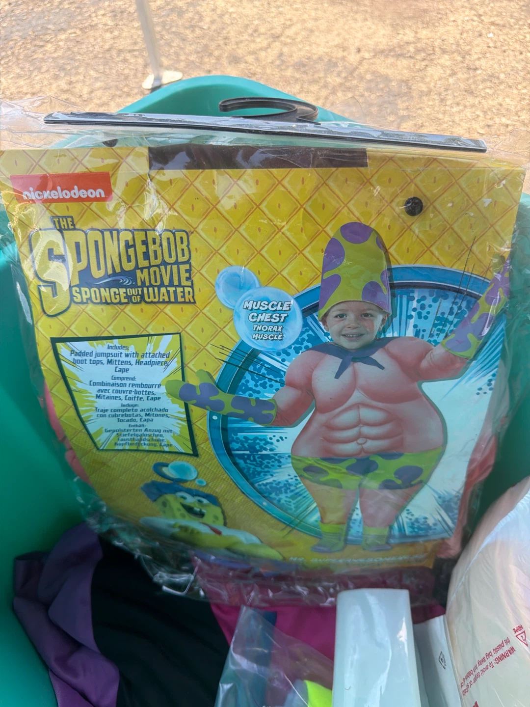 SpongeBob Movie Sponge Out of Water Muscle Chest Costume