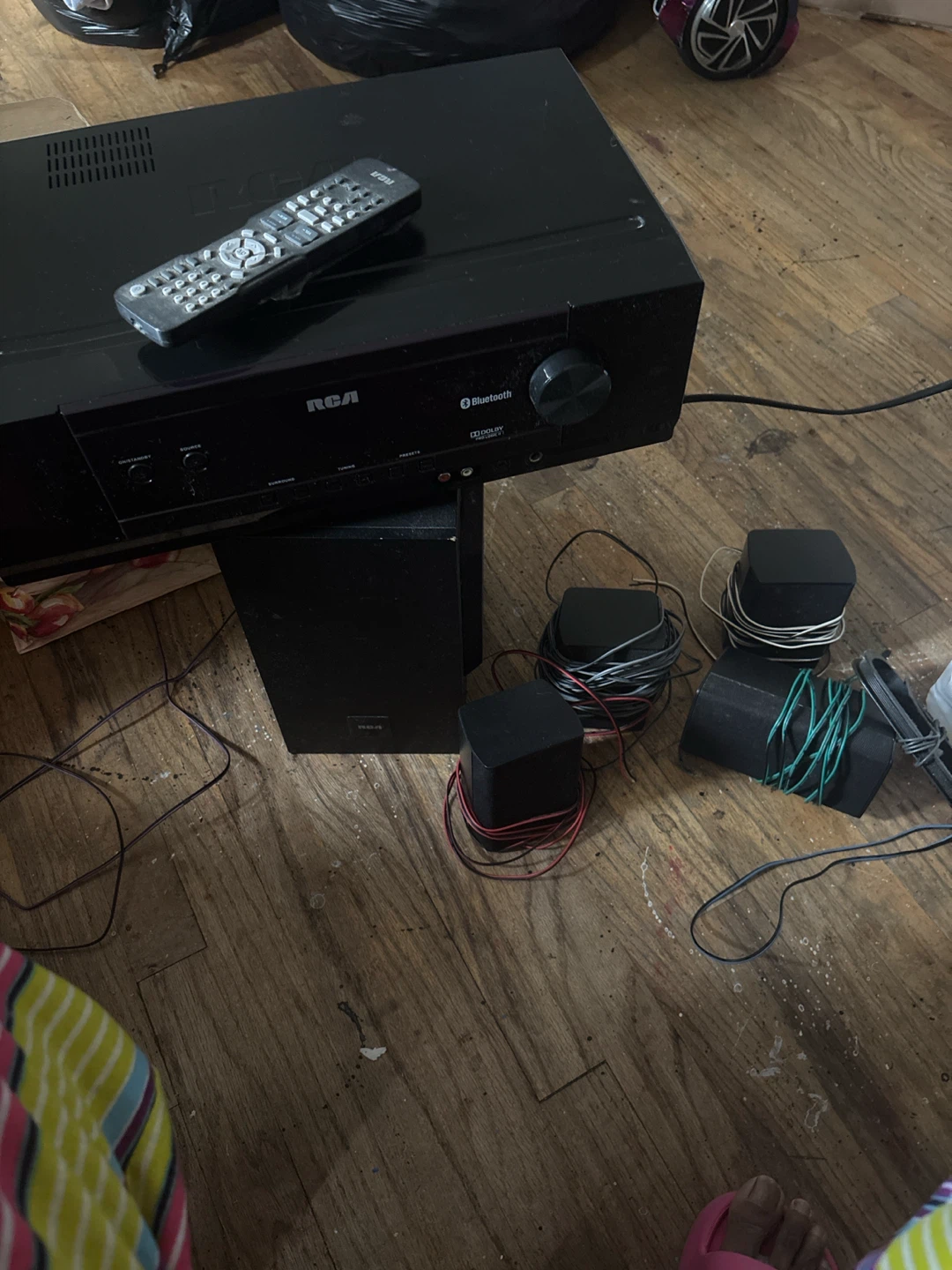 RCA Home Theater System with 4Speakers and Remote