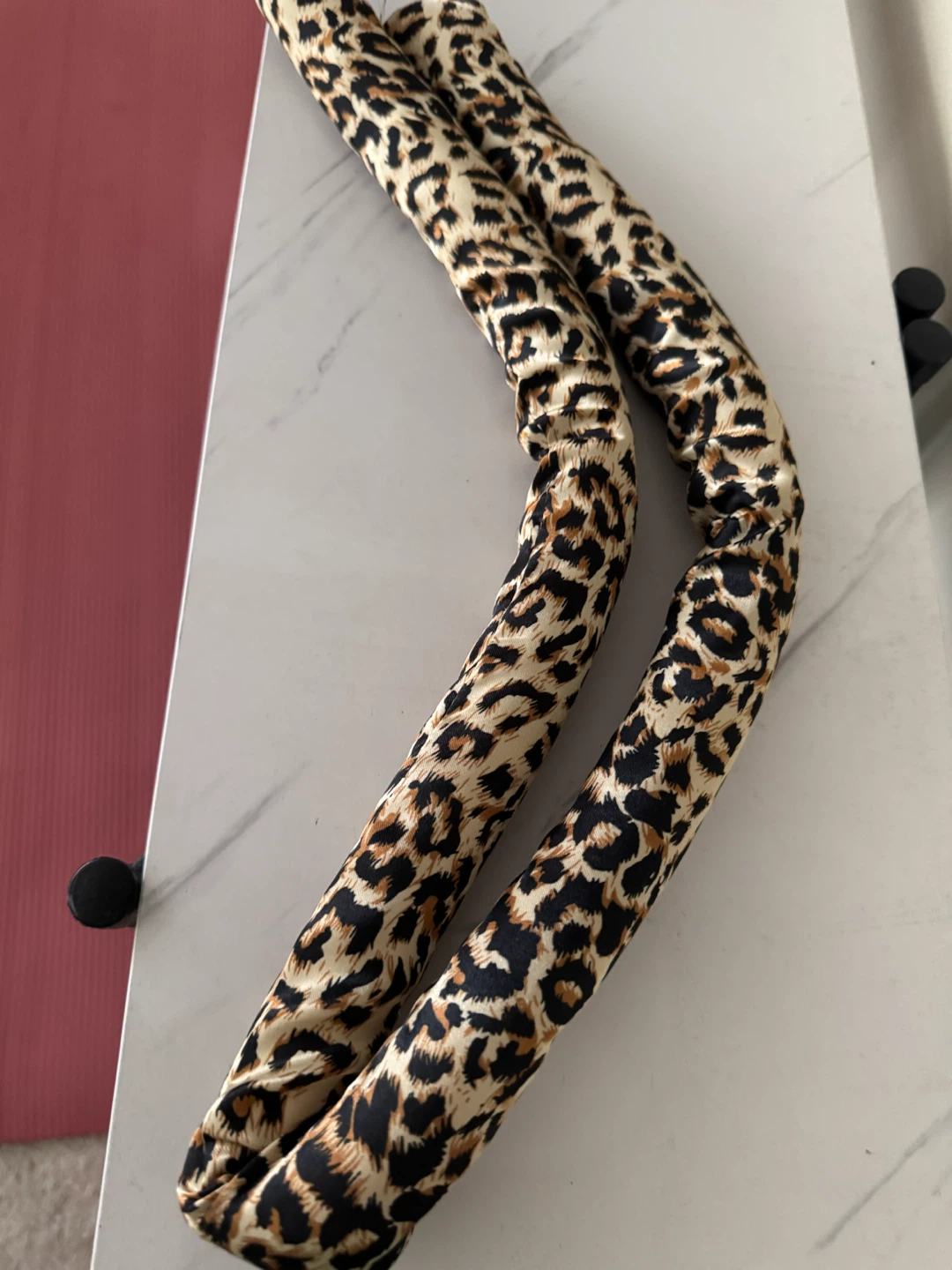 Leopard Print Heatless Curling Rod