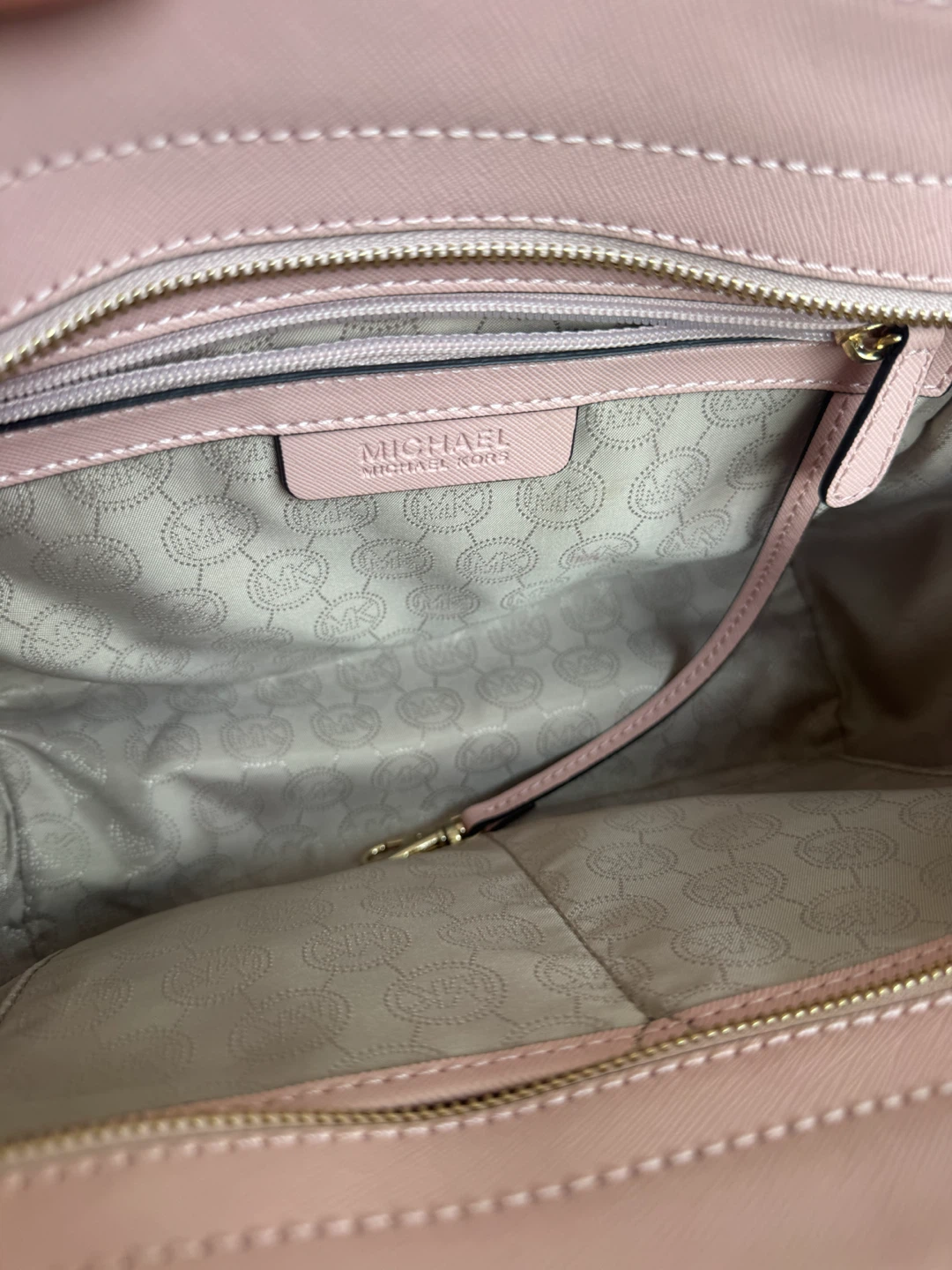 Michael Kors Pink Leather Satchel Handbag - photo 4