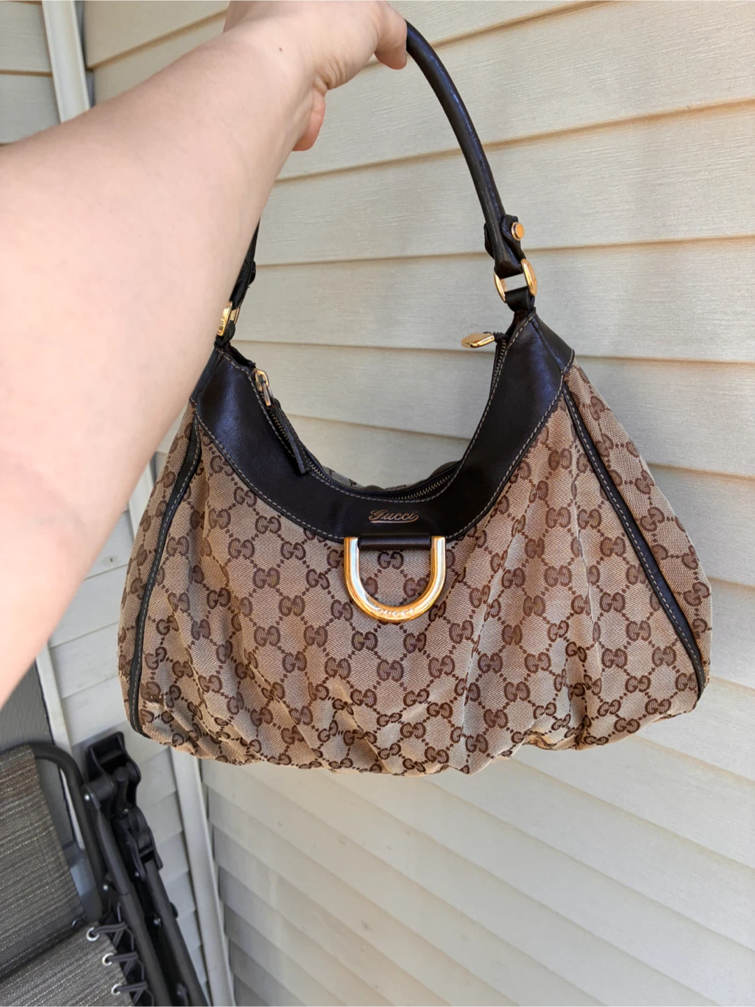 Authentic gucci hobo