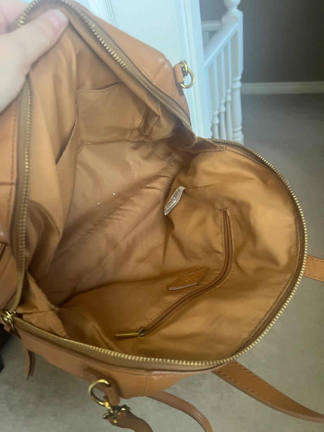 Fossil Leather Satchel Purse - photo 4