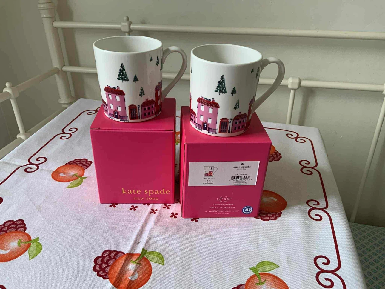 Kate Spade New York Abbey Village Mugs (Set of 2)