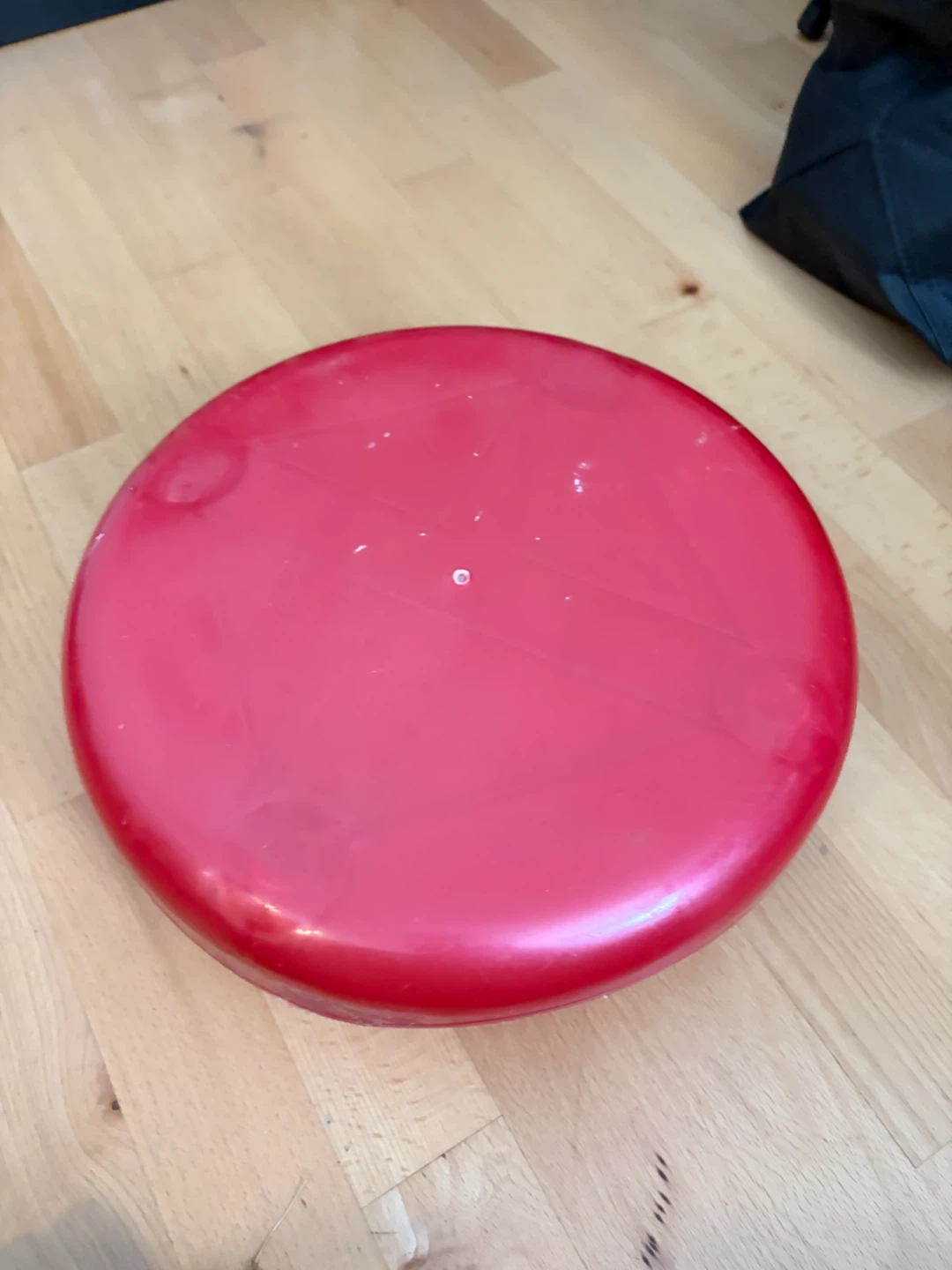 Red Plastic Stool