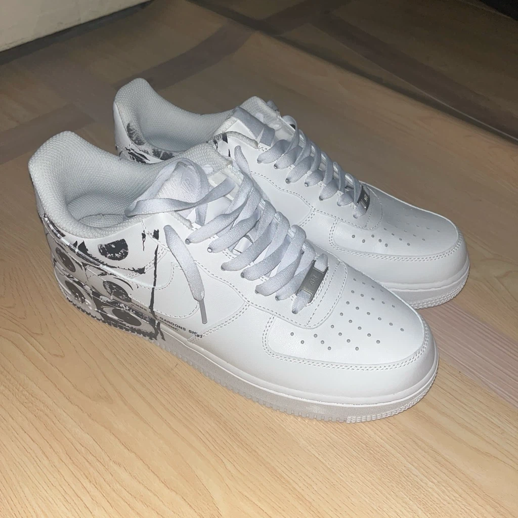 Nike Air Force 1 Low White Graphic Sneakers