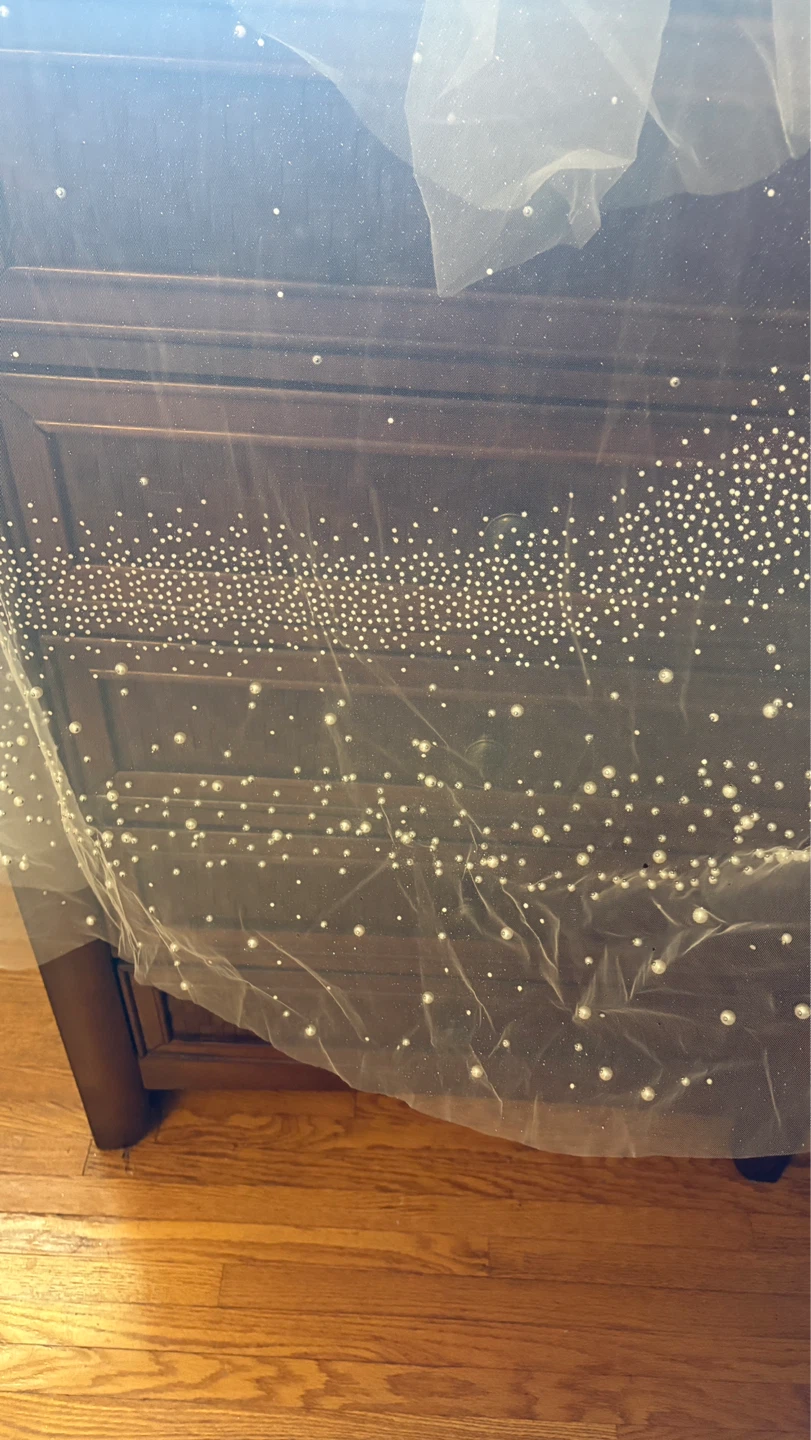 Wedding Veil with Pearls and Sparkle - photo 2