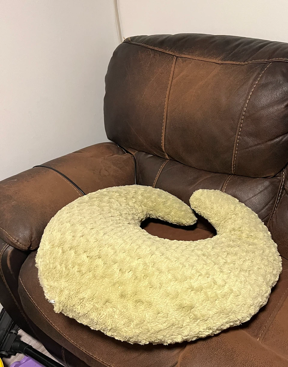 Crescent Moon Shaped Pillow