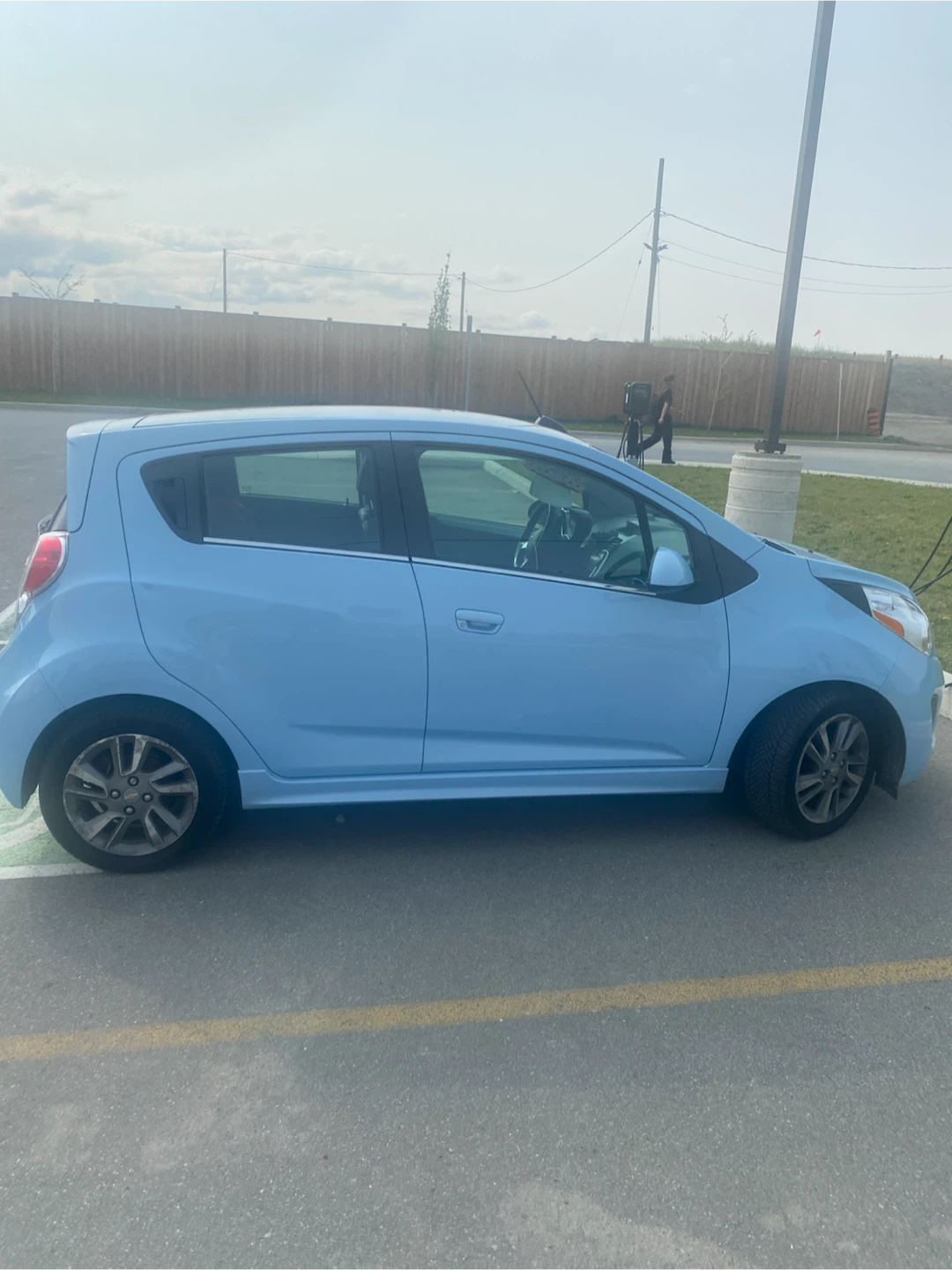 Light Blue Chevrolet Spark EV - photo 3