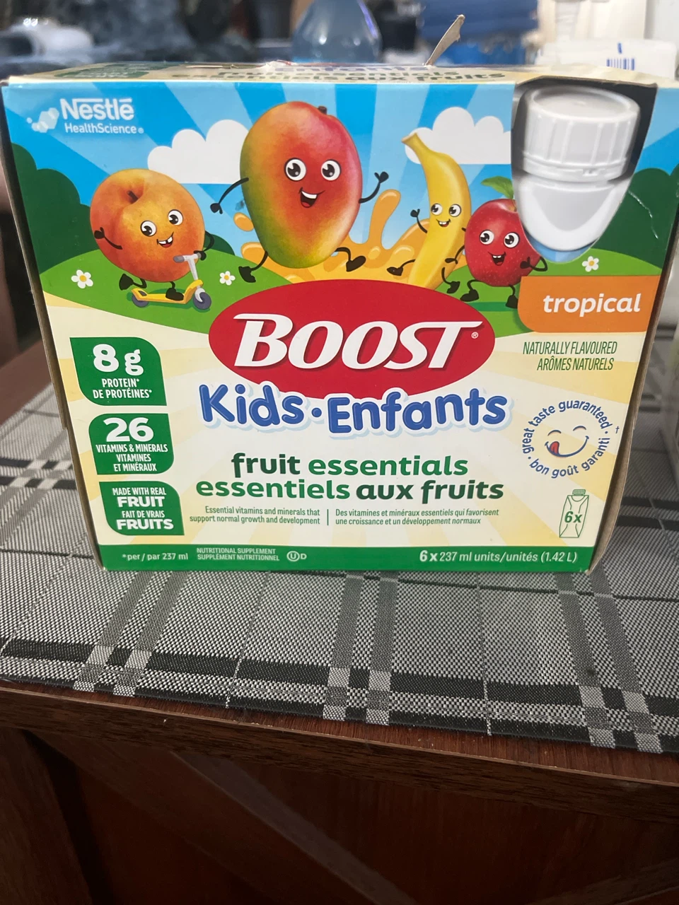 BOOST Kids Enfants Tropical Fruit Essentials Drink 6x237ml