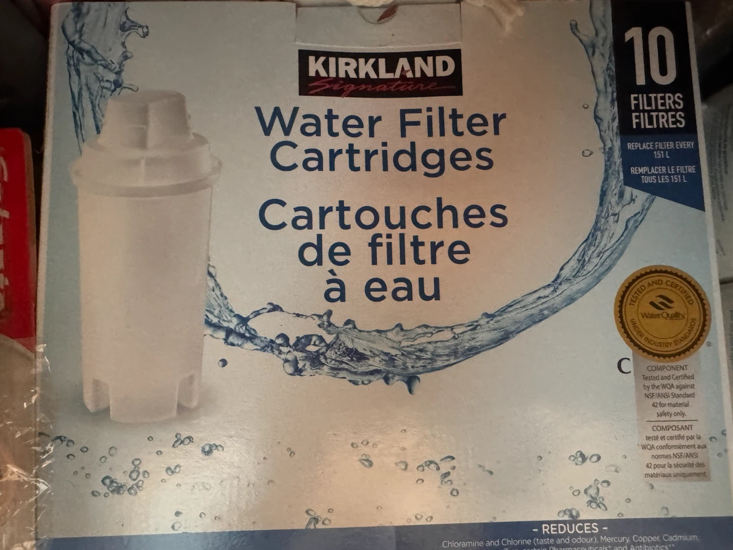 Kirkland Signature Water Filter Cartridges - 7 Pack