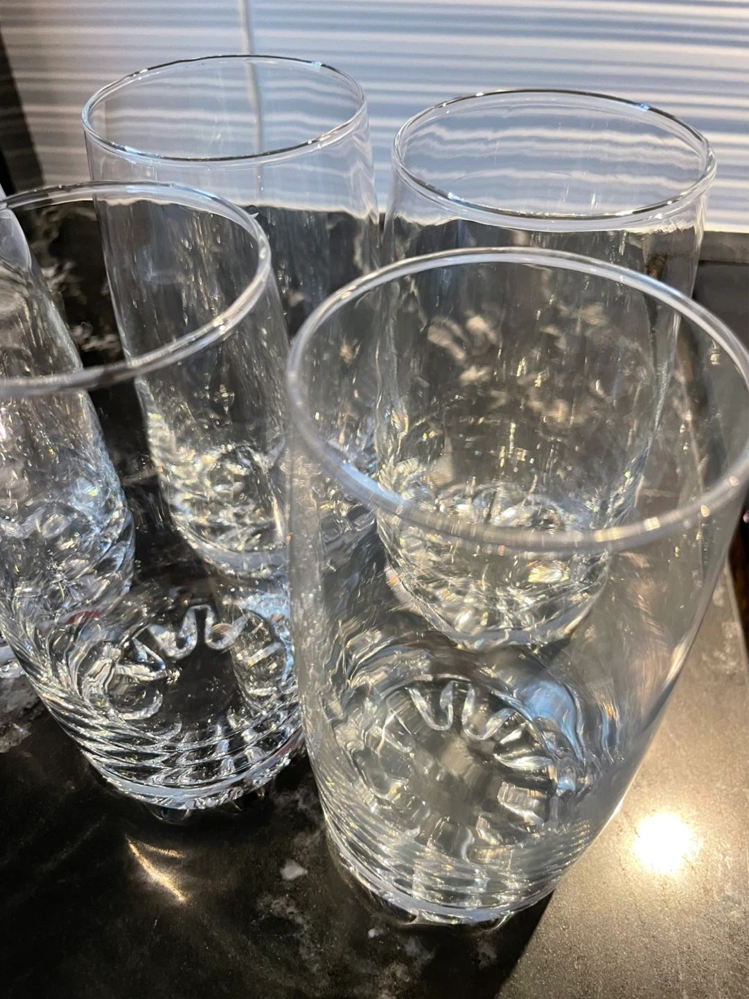 Set of 5 Clear Glasses - photo 3