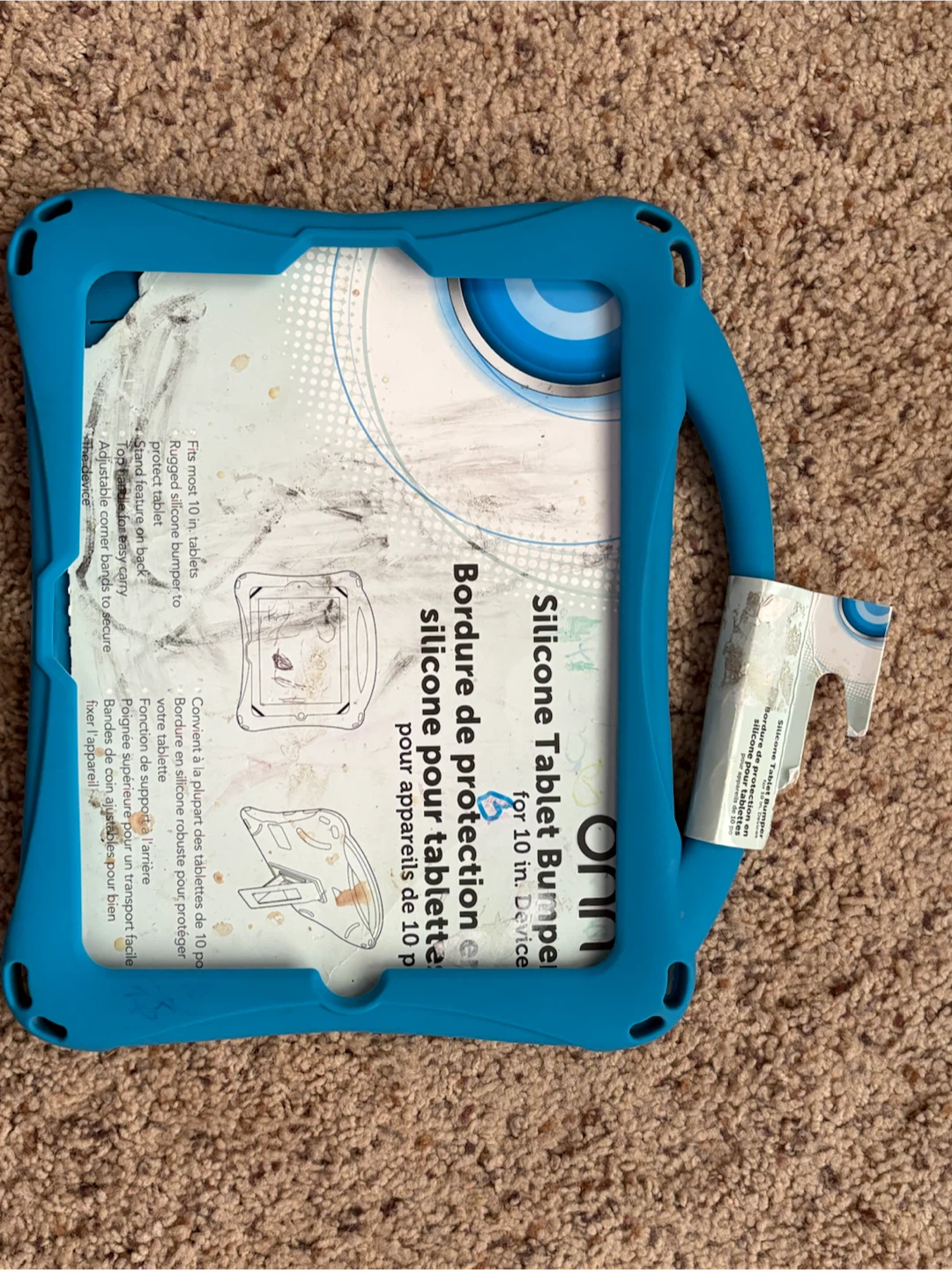 Onn. Silicone Tablet Bumper for 10 in. Devices