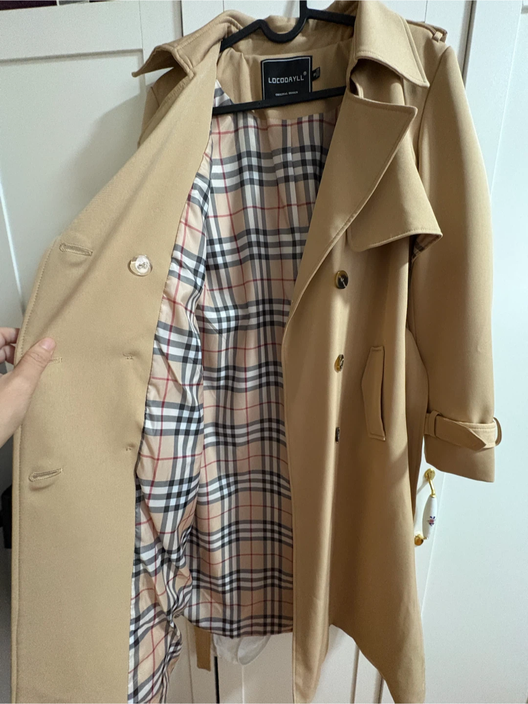 Locodayll Women's Beige Trench Coat - photo 2