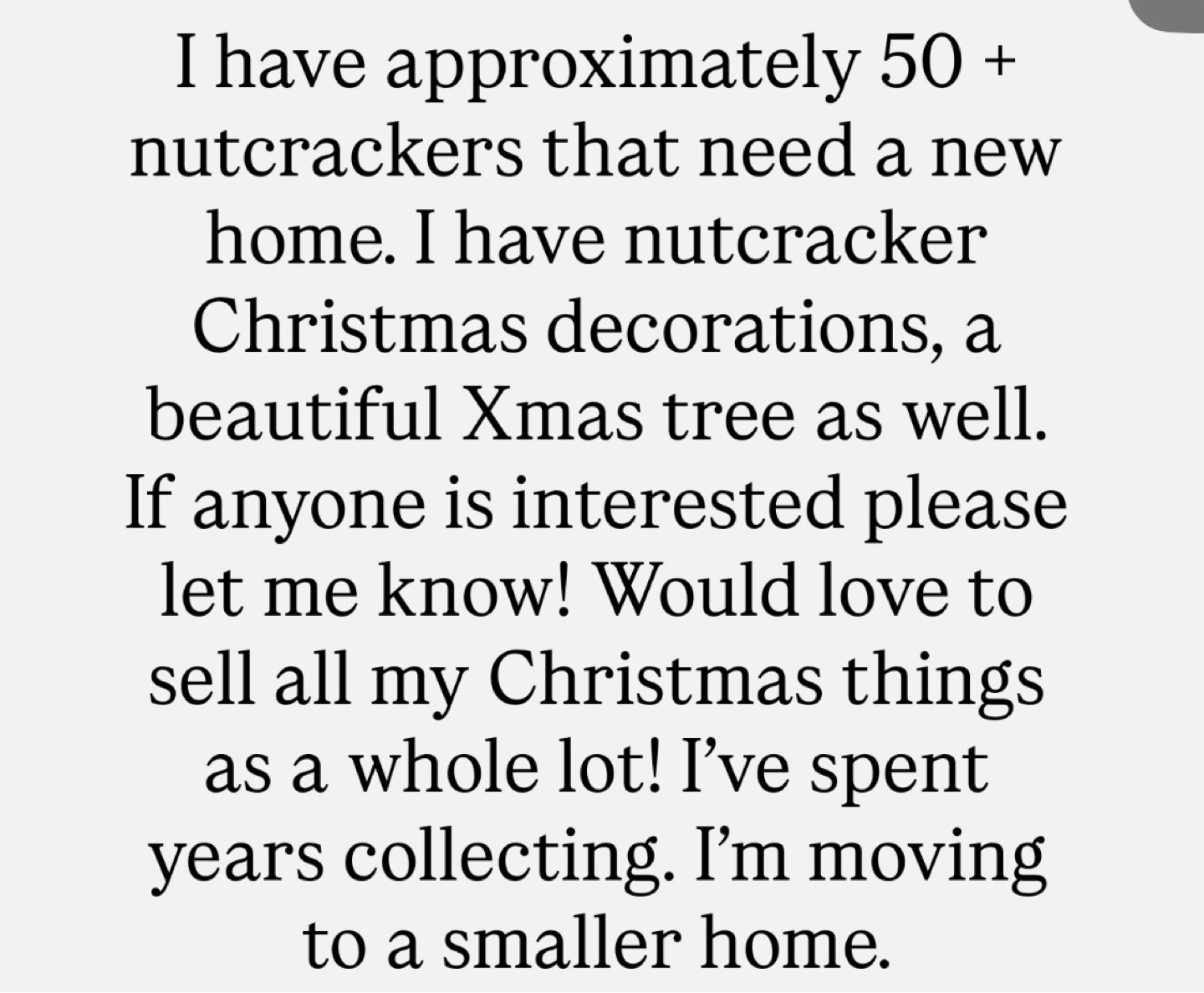 Nutcracker/Christmas Clearout!
