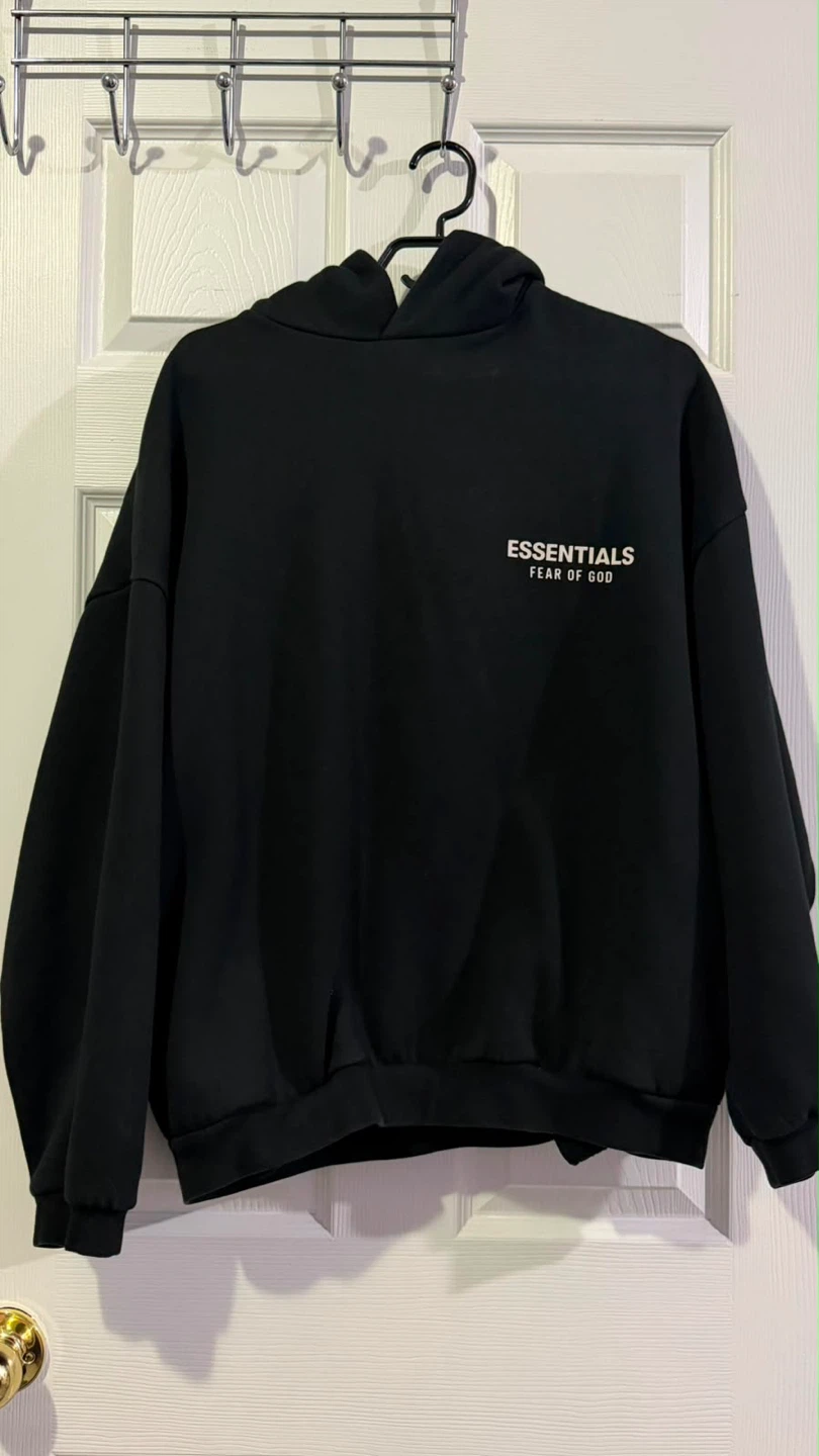 Fear of God Essentials Black Hoodie